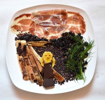 Tranh nghệ thuật “dệt” từ thực phẩm - 14 An Tử